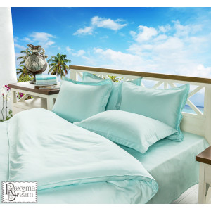 Комплект спално бельо ПАМУЧЕН сатен Аква